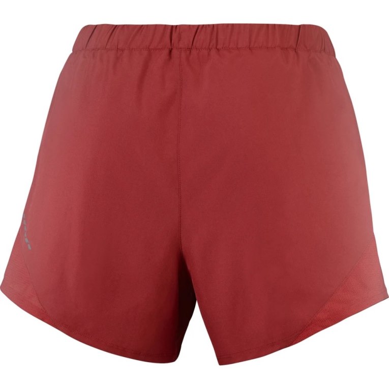 Red Salomon Cross Rebel 4'' Women's Running Shorts | PH 81035W